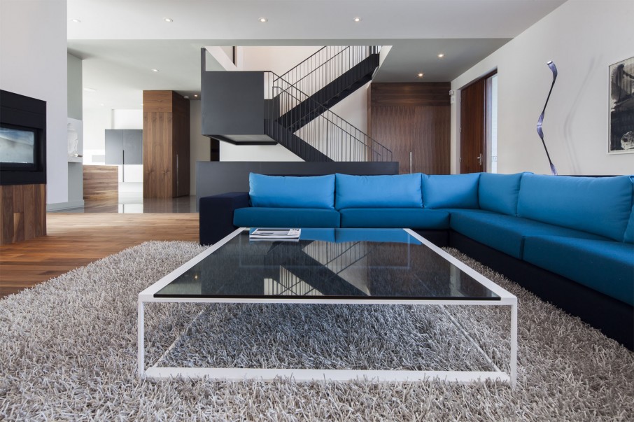 Square Glass Design Contemporary Square Glass Coffee Table Design With White Frame To Couple Blue Sectional Sofa In Residence Nguyen Home Lounge Dream Homes Luxurious And Beautiful Interior Design For Elegant Contemporary Homes