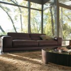 Roche Bobois With Minimalist Roche Bobois Living Room With Brown Rug Rounded Low Table Brown Sofa And Wide Glass Walls Dream Homes Stunning And Elegant Living Room With Futuristic Modern Furniture