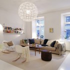 Minimalist Living With Modern Minimalist Living Room Decoration With Stylish Sofas And Chairs Also Unique Pendant Lamp Apartments Fresh Interior Design Trends That Give Remarkable Luxury