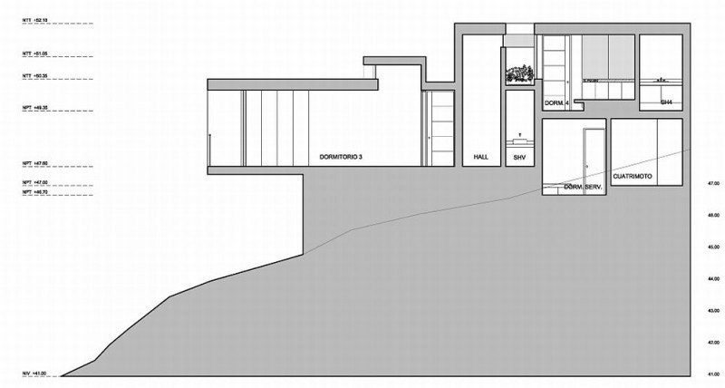 Contemporary Beach Lomas Undeniable Contemporary Beach House Las Lomas Elevation Plan With Perfect Access Over The Ocean View Through The Glass Windows Architecture Fabulous Beach Home Built On Stunning Rocky Landscape
