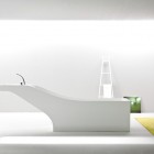 Bathroom Design Bathtub Amazing Bathroom Design Of Modern Bathtub Integrated Sink With White Marble And Silver Stainless Faucet Bathroom Sophisticated Bathtub Design Bringing Luxury Into Stunning Bathrooms