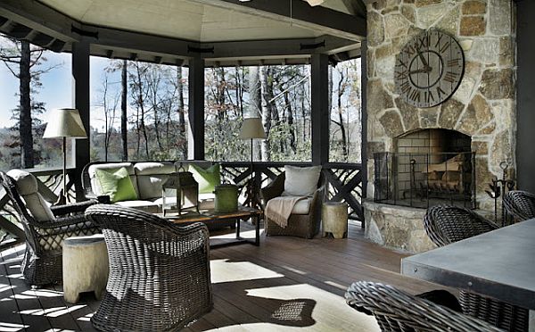 Luxury Rustic Ridge Fabulous Luxury Rustic Interiors Blue Ridge Mountains Home Design Used Traditional Furniture And Stone Fireplace Ideas Decoration  Wonderful Rustic Mountain Home With Elegant Classic Interiors