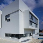 White Painted The Minimalist White Painted House PS The Heder Partnership Building Designed With In Ground Pool And Gravels Ground Architecture Stunning Modern Home With Unique Curved Walls And Comfortable Pools