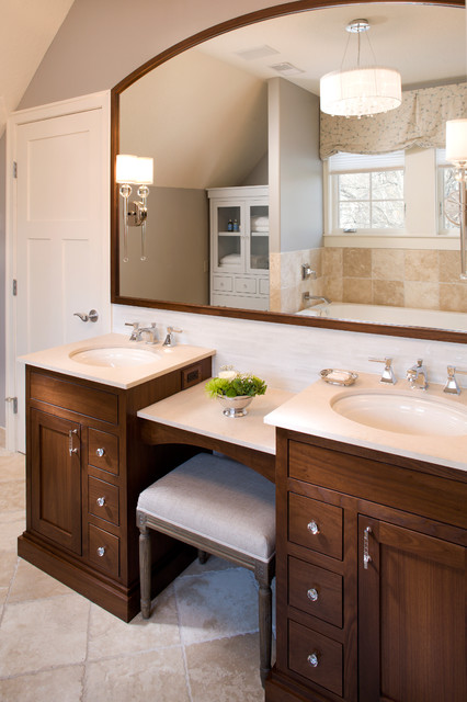 Bathroom Vanities Double Nice Bathroom Vanities Lowes With Double Porcelain Sinks Large Mirror Shiny Pendant Lights Cushy White Stool Indoor Plant Bathroom Stunning Bathroom Vanities Lowes Applied For Your Powder Room