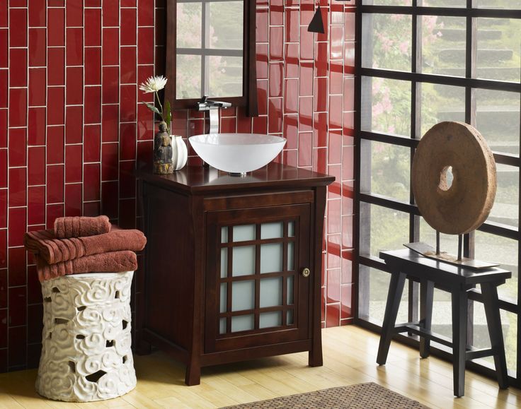 Brown Vanity Bowl Remarkable Dark Brown Vanity With Stunning Glass Bowl Sink Bathroom Gorgeous Bathroom Decorating Ideas To Keep The Elegant Interior In Style